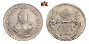 Grivennik 1744 year
