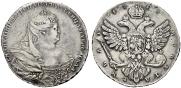 1 рубль 1737 года