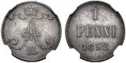 1 penni 1892 year
