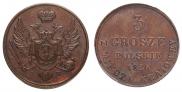 3 grosze 1826 year
