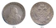 1 rouble 1751 year