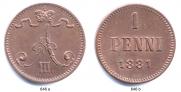 1 penni 1881 year