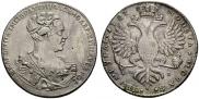 1 рубль 1727 года