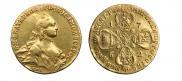 10 roubles 1762 year