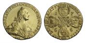 10 roubles 1766 year