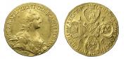10 roubles 1766 year