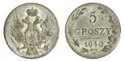 5 groszy 1840 year