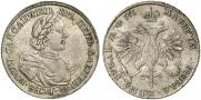 1 rouble 1718 year
