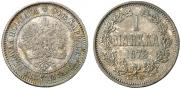 1 markka 1872 year