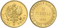 10 markkaa 1905 year