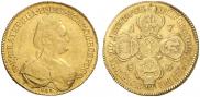 10 roubles 1783 year