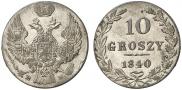 10 groszy 1840 year