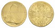 10 roubles 1776 year