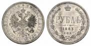1 rouble 1883 year