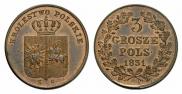 3 гроша 1831 года