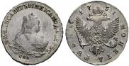 1 rouble 1751 year