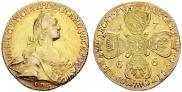 10 рублей 1766 года