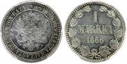 1 markka 1866 year