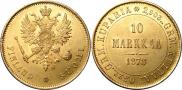 10 markkaa 1878 year
