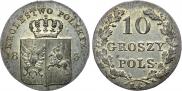 10 groszy 1831 year