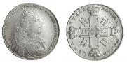 1 рубль 1728 года