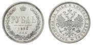 1 rouble 1880 year