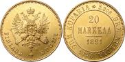 20 markkaa 1891 year