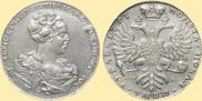 1 рубль 1727 года