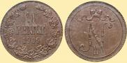 10 pennia 1909 year