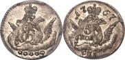 5 kopecks 1757 year