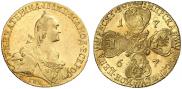 10 roubles 1767 year