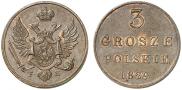 3 grosze 1829 year