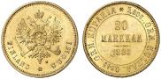 20 markkaa 1880 year