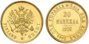 20 markkaa 1910 year