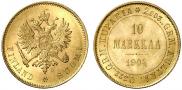 10 markkaa 1904 year