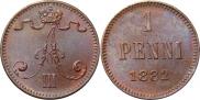 1 пенни 1882 года