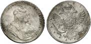 1 rouble 1738 year