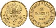 10 markkaa 1878 year