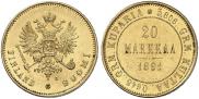 20 markkaa 1891 year