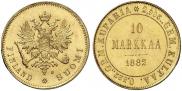10 markkaa 1882 year