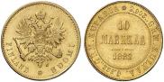 10 markkaa 1882 year