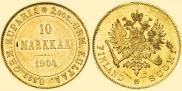 10 markkaa 1904 year