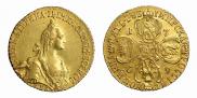 5 roubles 1769 year