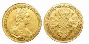 10 roubles 1777 year