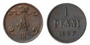 1 penni 1881 year