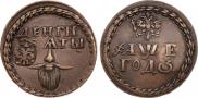 Beard token coin 1705 year