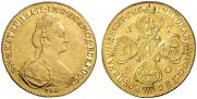 10 roubles 1780 year