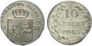 10 groszy 1831 year