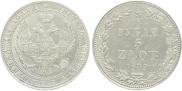 3/4 roubles - 5 złotych 1839 year