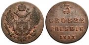 3 grosze 1818 year